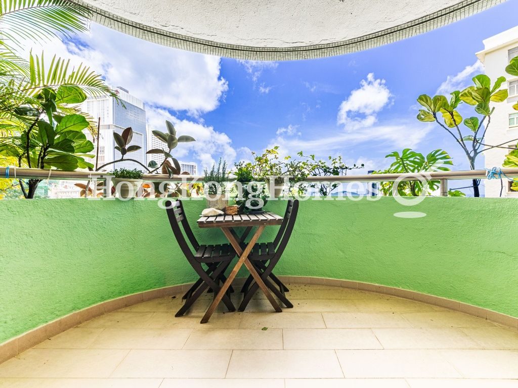 Balcony off Living and Dining Room — Greenery Garden - Block A, Pokfulam
