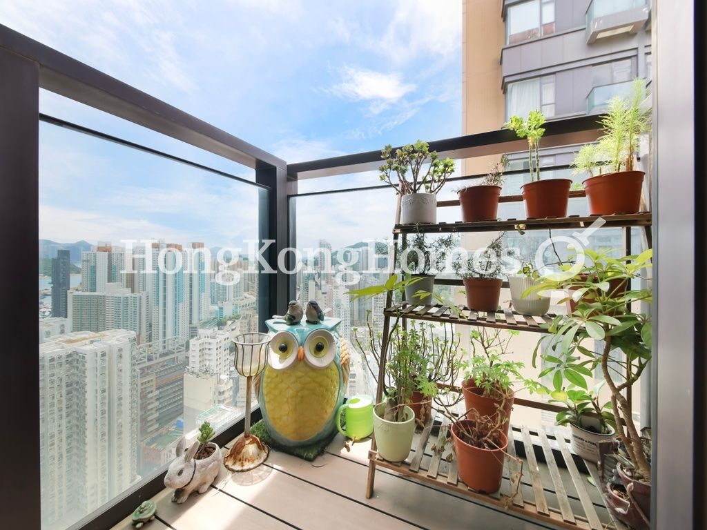 Balcony off Living and Dining Room — 柏匯，筲箕灣