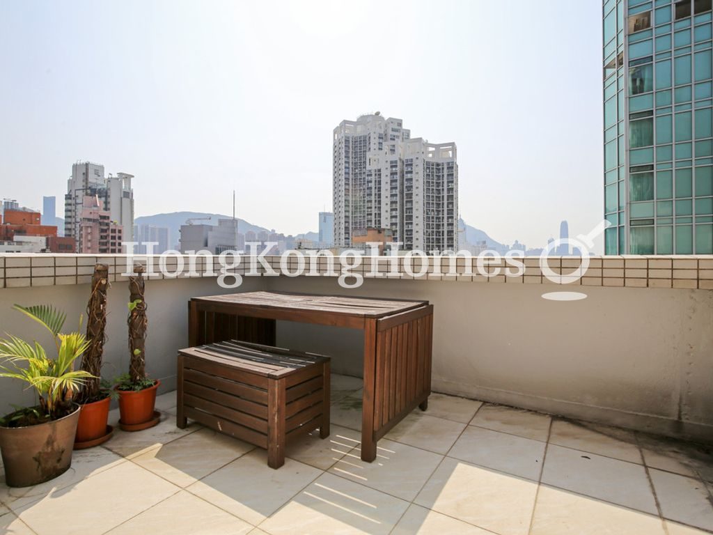 Balcony off Master Bedroom — 龍景花園，北角
