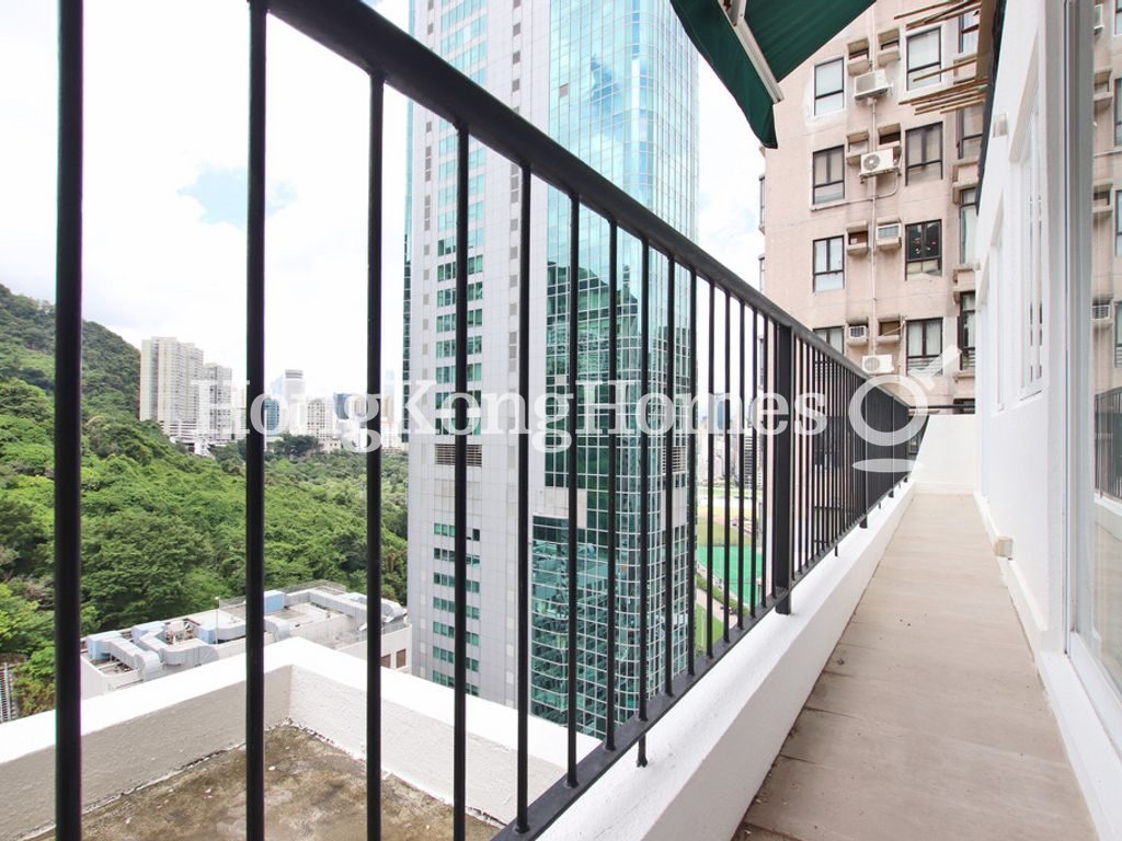 Balcony off Living and Dining Room — Village Tower, Happy Valley