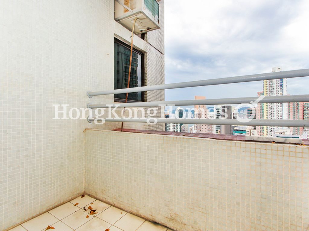 Balcony off Living and Dining Room — Euston Court - Block 02, Mid-levels West