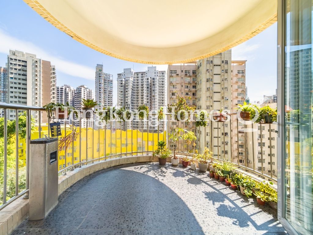Balcony off Living and Dining Room — Pearl Gardens, Mid-levels West
