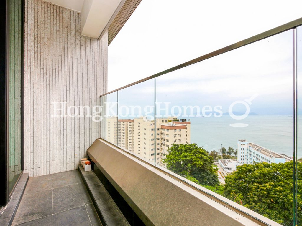 Balcony off Living and Dining Room — La Mer - Block 02, Pokfulam