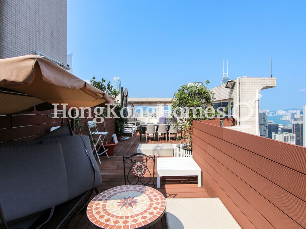 Private Roof Terrace — St. Louis Mansion, Mid-levels Central