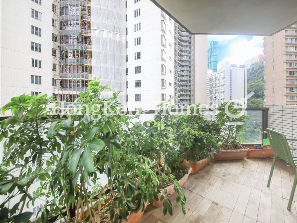 Balcony off Living and Dining Room — Tregunter Tower 2, Mid-levels Central