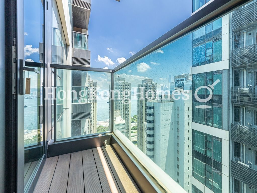 Balcony off Living and Dining Room — One Artlane, Sai Ying Pun