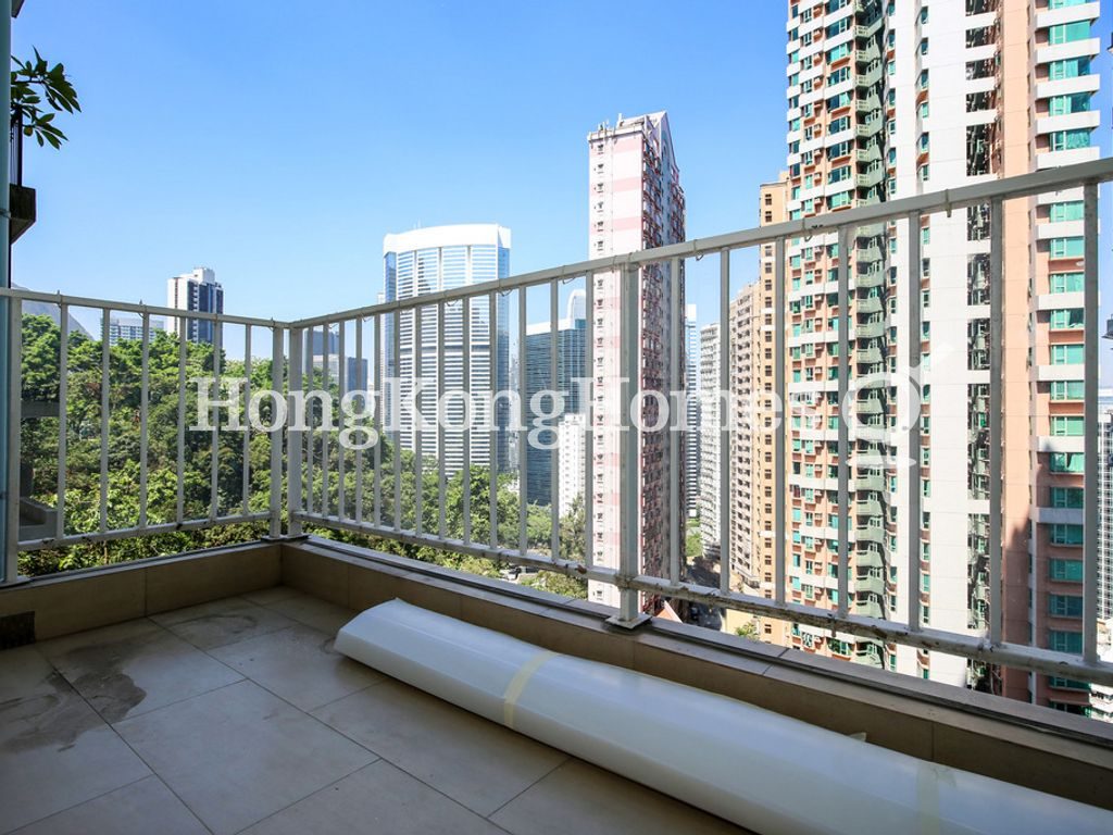 Balcony off Living and Dining Room — Monticello, Mid-levels East