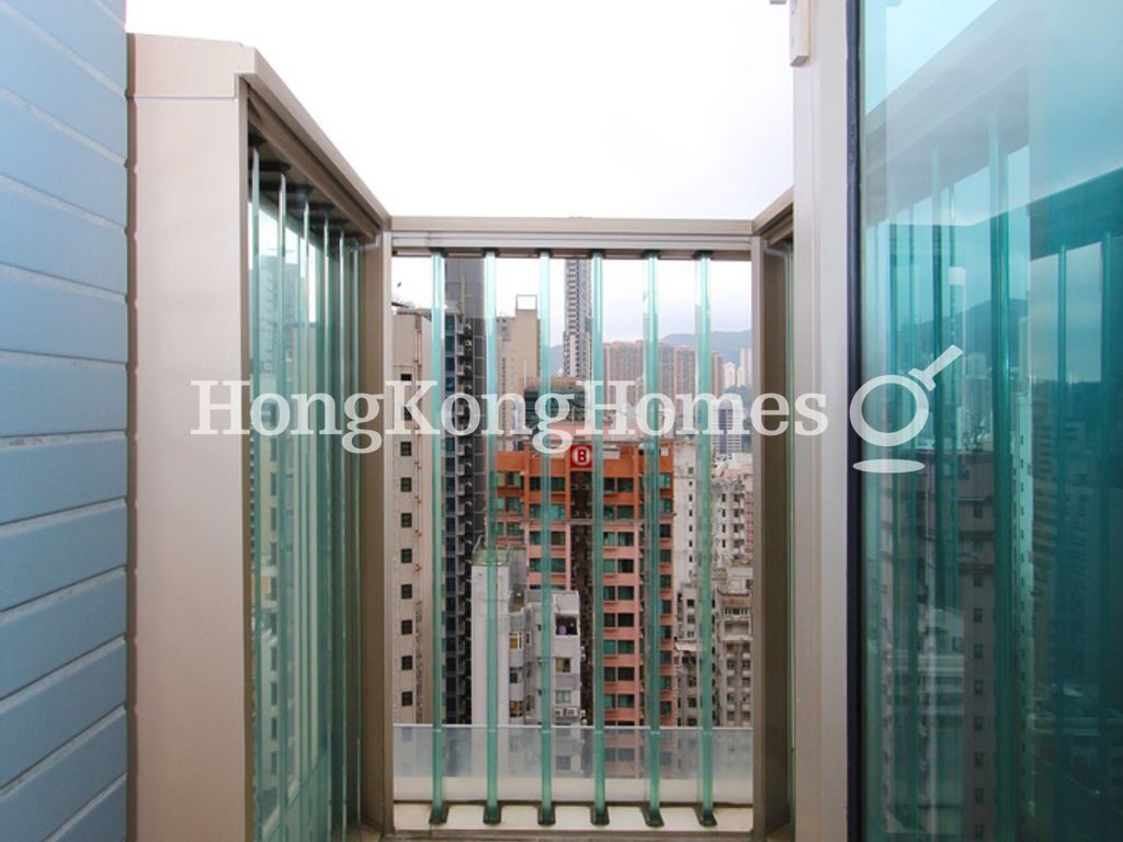 Balcony off Bedroom — The Avenue - Phase 2 - Tower 1, Wan Chai