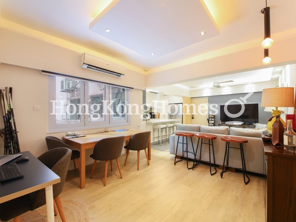 Living and Dining Room — Kam Kin Mansion, Mid-levels West