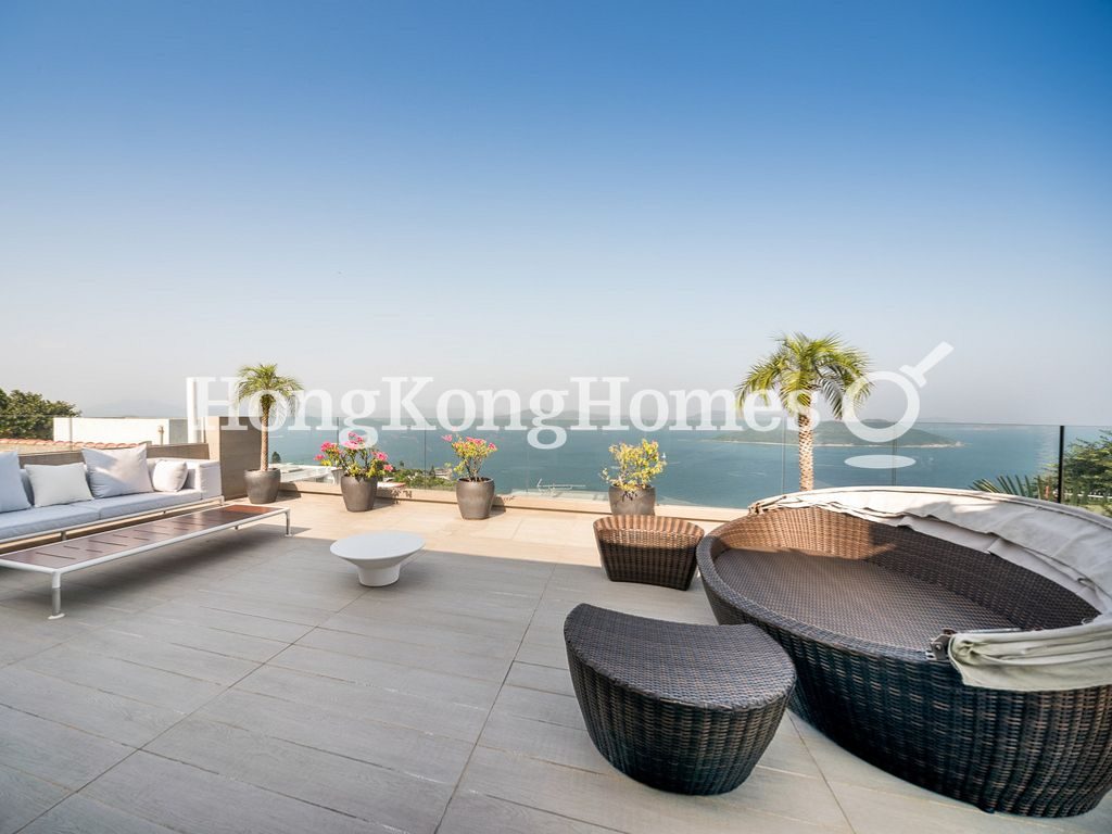 Private Terrace off Master Bedroom — Dragon Lake Villa, Clear Water Bay