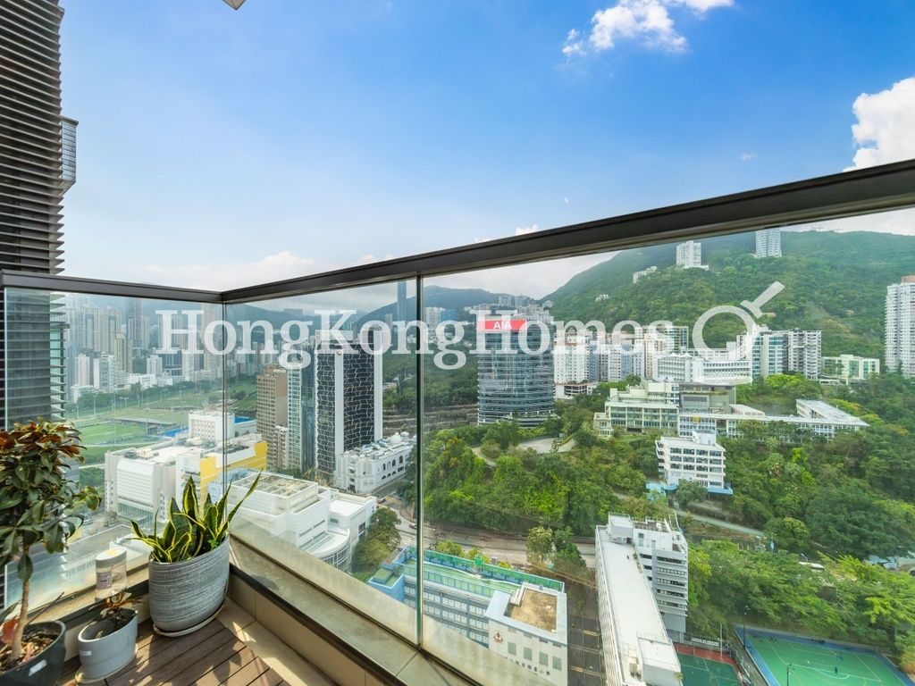 Balcony off Living and Dining Room — 萃峯，灣仔