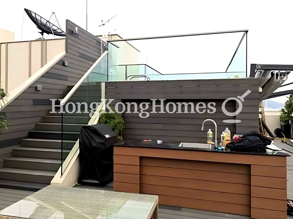 Rooftop BBQ Area — The Mediterranean - Tower 5, Sai Kung