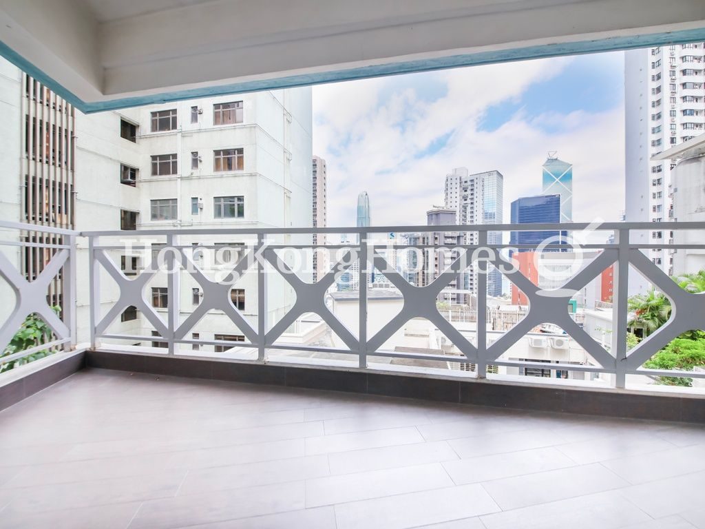 Balcony off Living and Dining Room — 寶光大廈，中半山