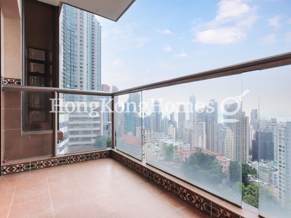 Balcony off Living and Dining Room — 香港花園，西半山