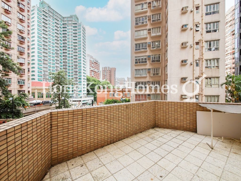 Private Terrace off Kitchen — Ning Yeung Terrace - Block B, Mid-levels West