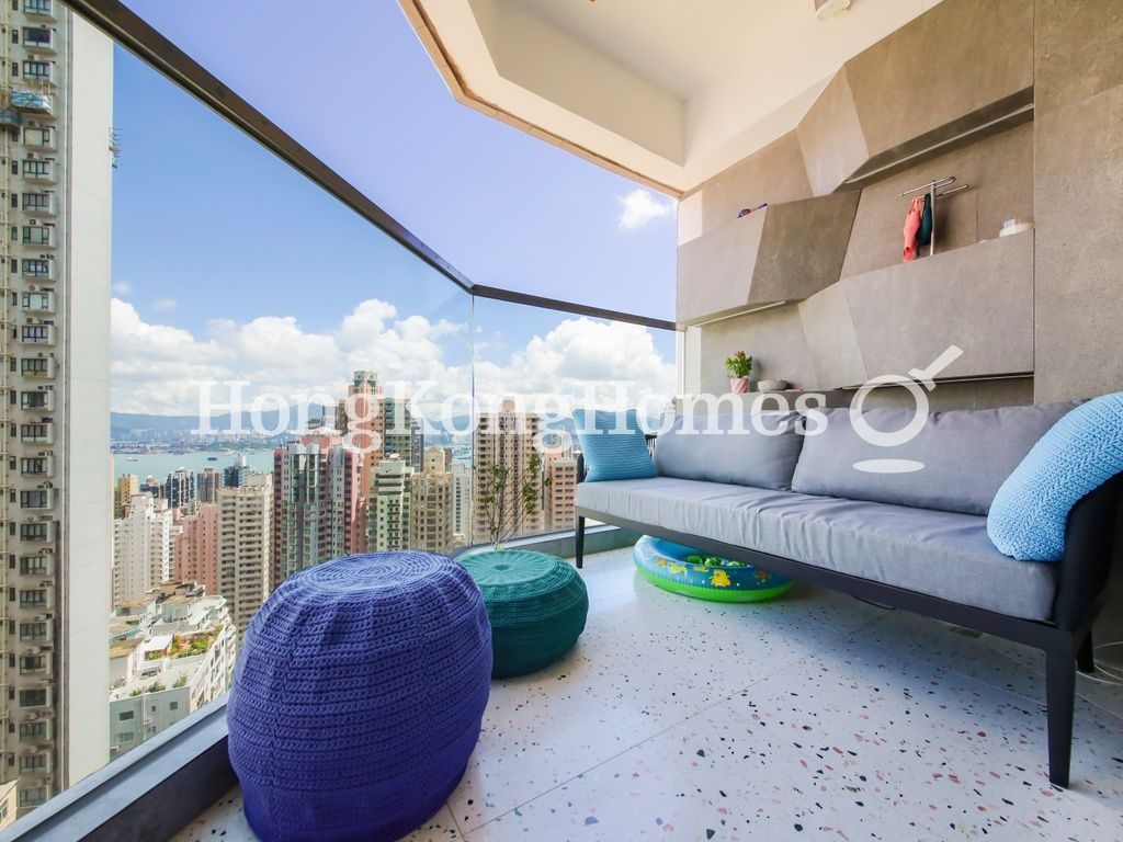 Balcony off Living and Dining Room — Serene Court, Mid-levels West