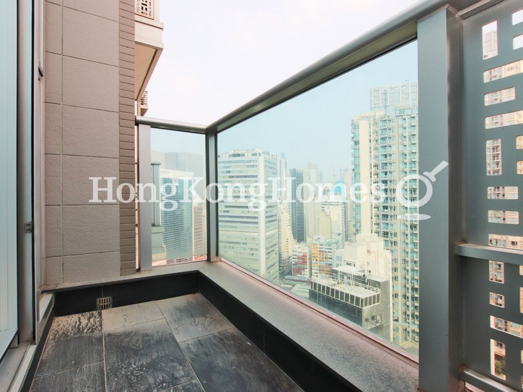 Balcony off Studio — J Residence, Wan Chai