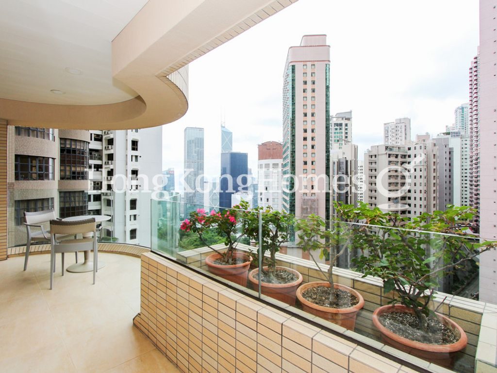Balcony off Living Room & 3rd Ens Bdrm — 花園臺 2座，中半山