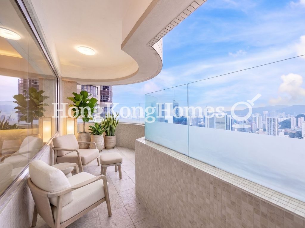 Balcony off Living and Dining Room — Garden Terrace 2, Mid-levels Central