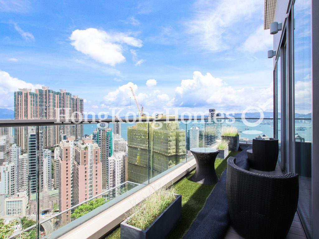 Balcony off Master Bedroom — The Summa - Tower 1, Mid-levels West