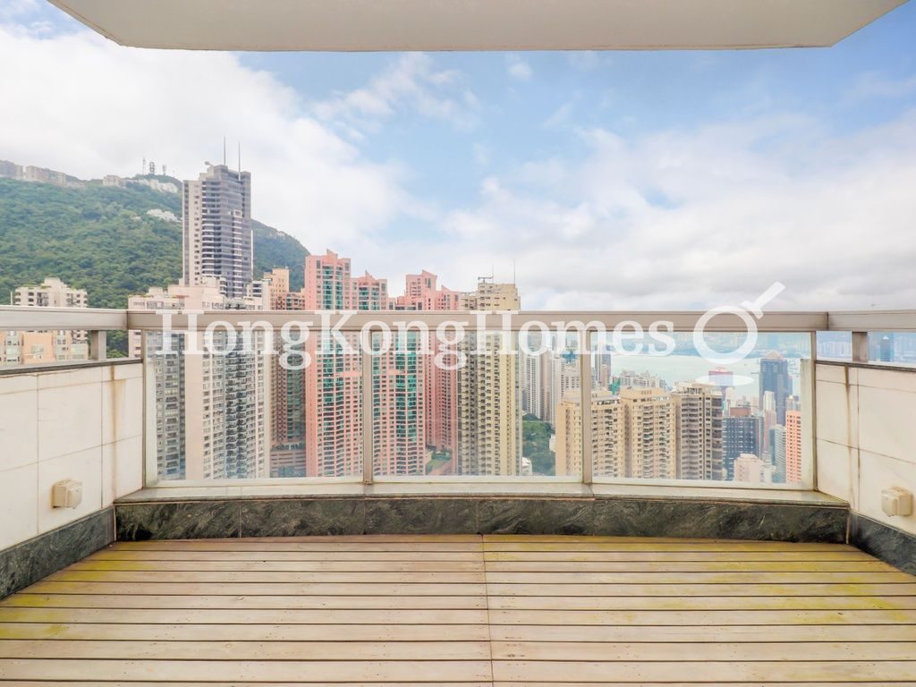 Balcony off Living and Dining Room — 世紀大廈 1座，中半山