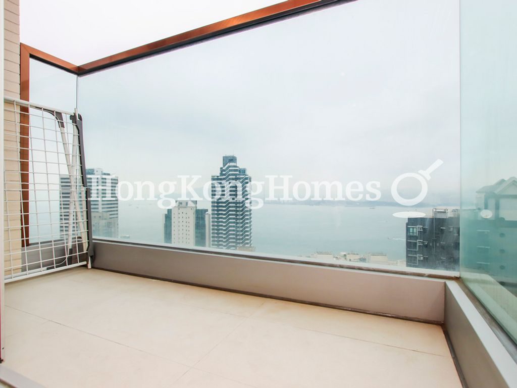 Balcony off the Studio — 63 Pokfulam - Tower 01 (Amber House)，西營盤