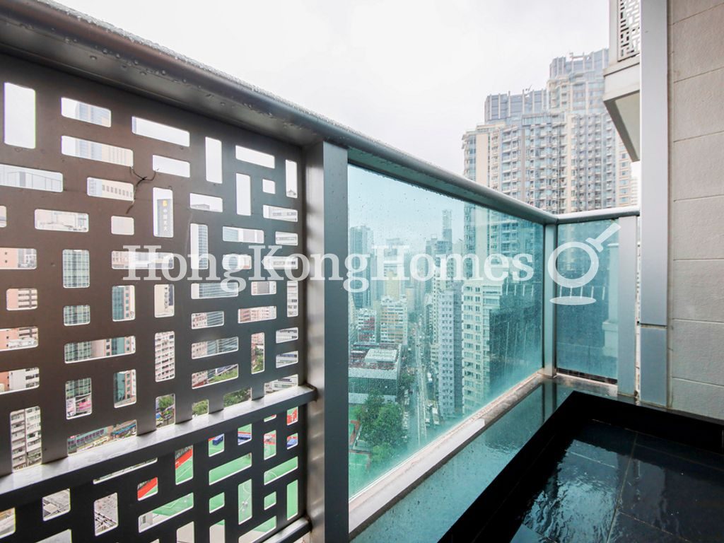 Balcony off Living and Dining Room — 嘉薈軒，灣仔