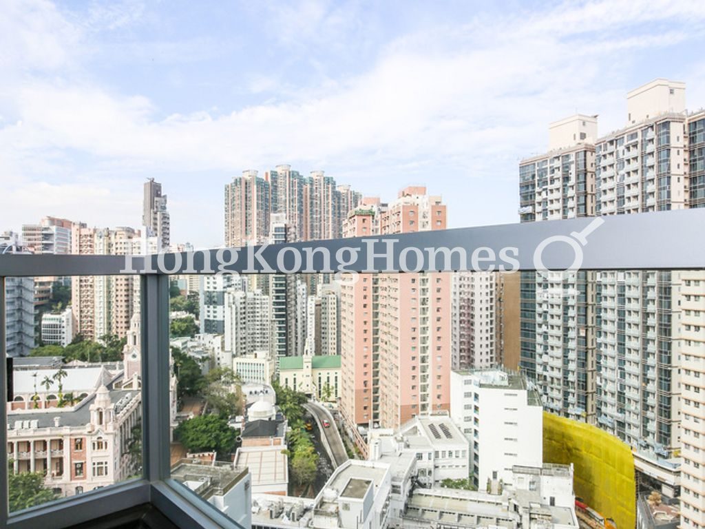 Balcony off Living and Dining room — The Bonham, Mid-levels West
