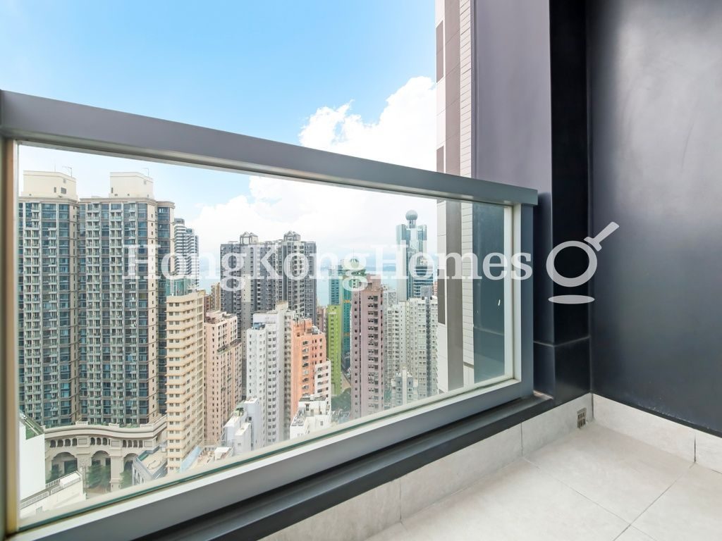 First Balcony off Living and Dining Room — The Bonham, Mid-levels West