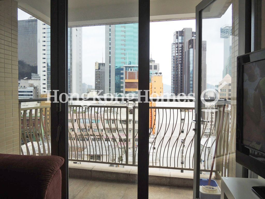 Balcony off Living and Dining Room — The Morrison, Wan Chai