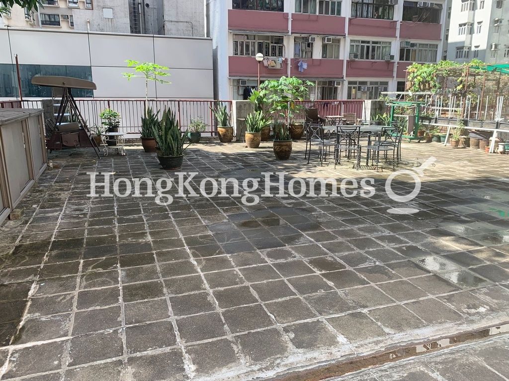 Private Terrace off Living/Dining — Joyful Building, Western / Kennedy Town