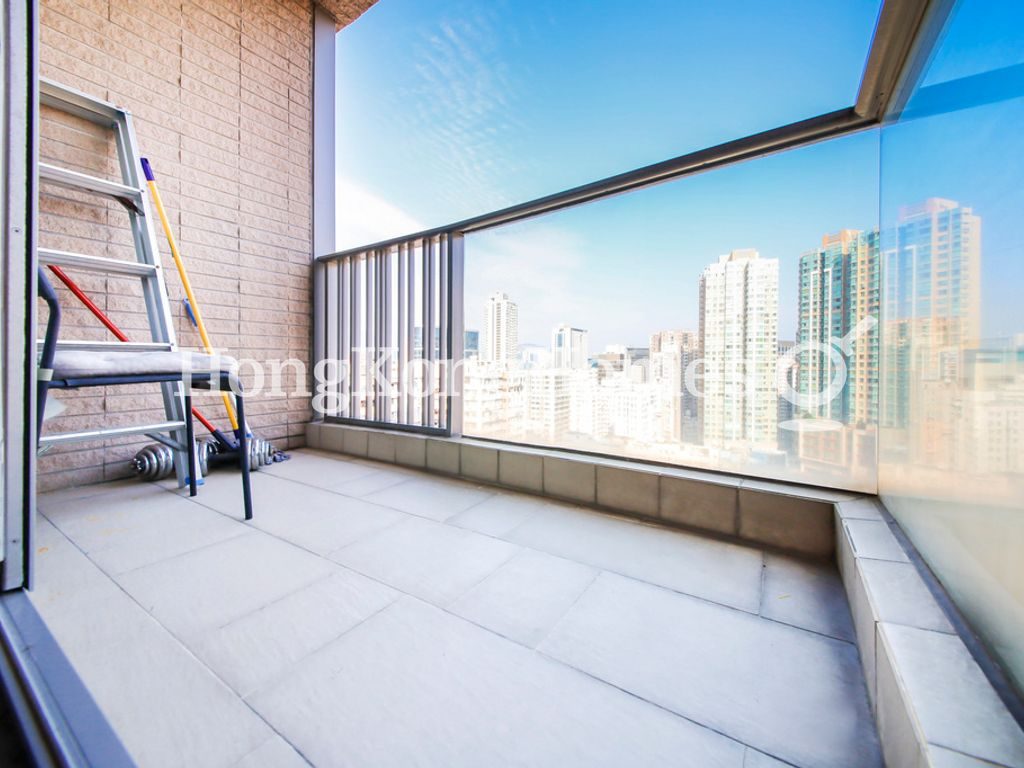 Balcony off Living and Dining Room — 曉峰，北角