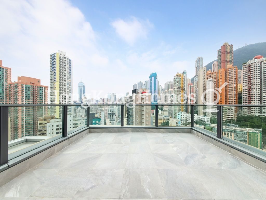 Private Terrace off Living & Dining Room — The Queens, Sai Ying Pun